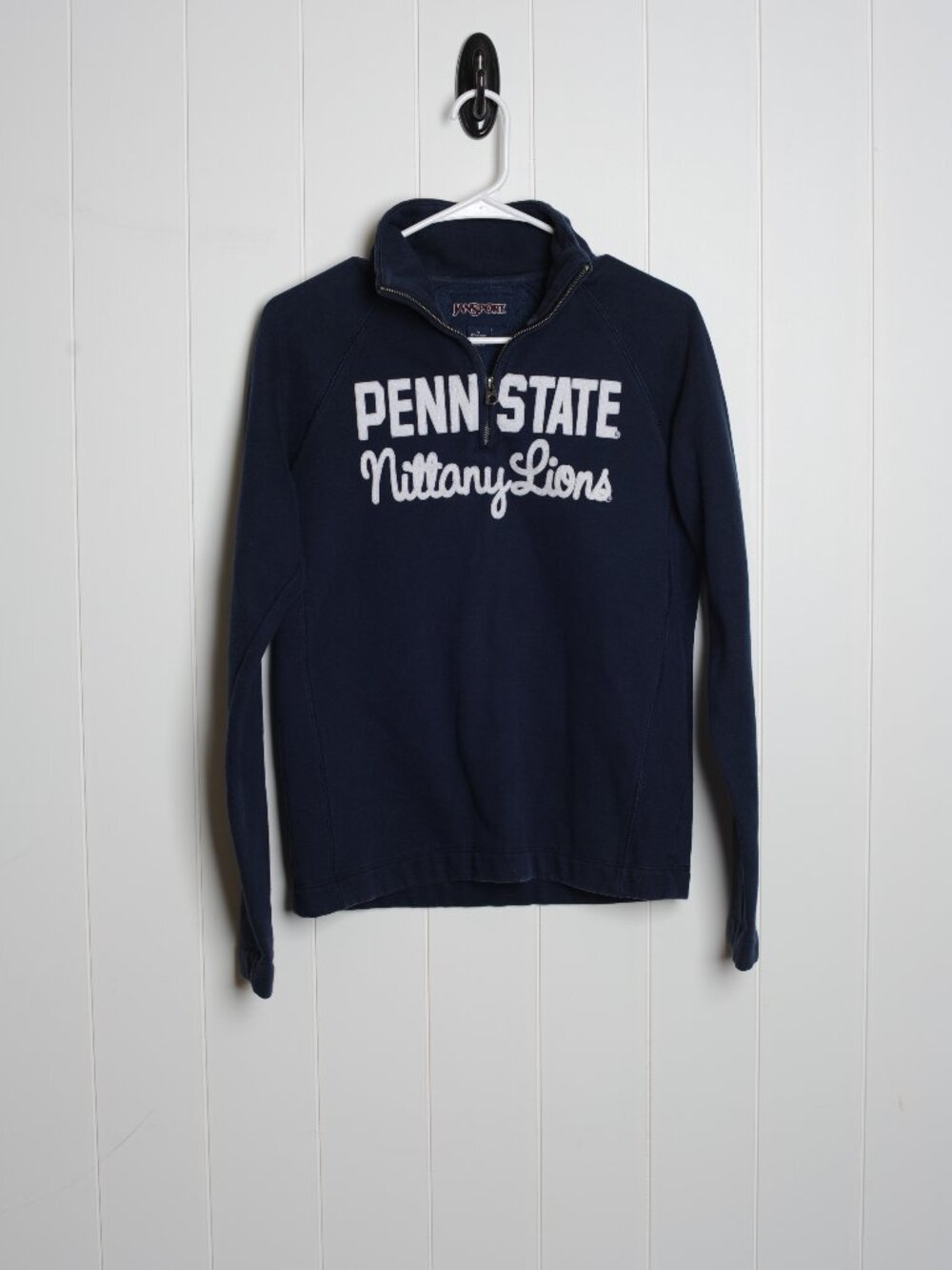Vintage Penn State Quarter Zip Blue Jansport Sweatshirt Size S